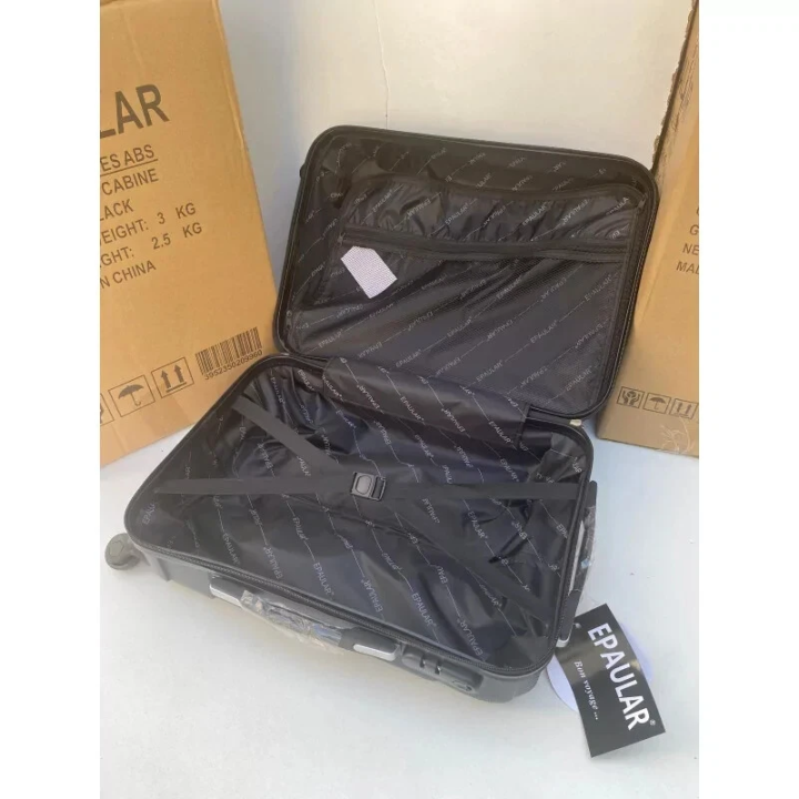 Valise Cabine Rigide 55 cm ABS - 4 Roues Multidirectionnelles Légère & Résistante