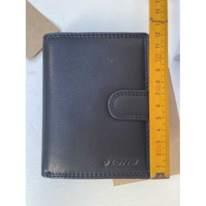 Lotto Men's Genuine Leather Wallet with Coin Pocket & Card Holder - Gift Box Included