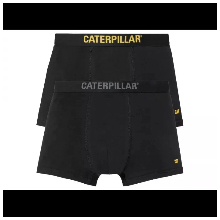 Caterpillar Lot de 2 Boxers Homme Noir
