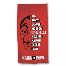 La Casa de Papel "El Profesor" 100% Cotton Beach and Pool Towel