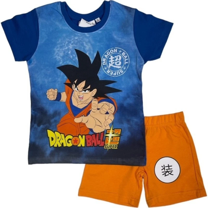 Dragon Ball Super Kids' Shorts and T-Shirt Set – 100% Cotton