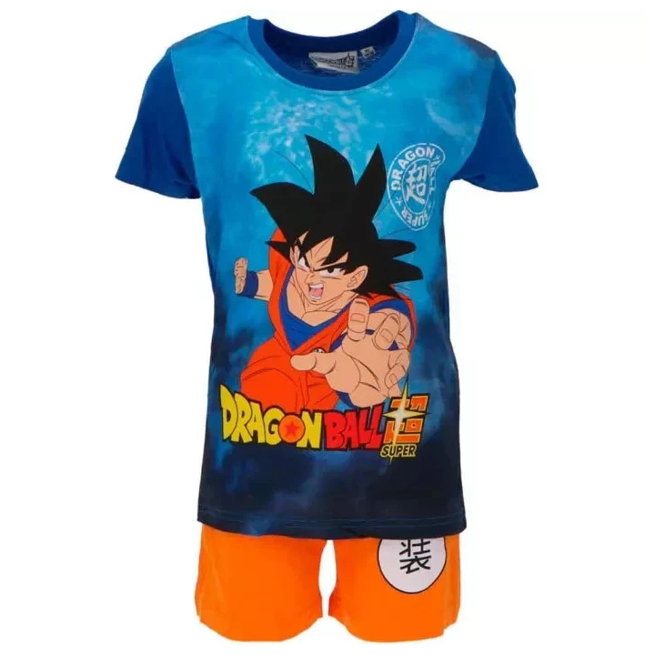 Dragon Ball Super Kids' Shorts and T-Shirt Set – 100% Cotton